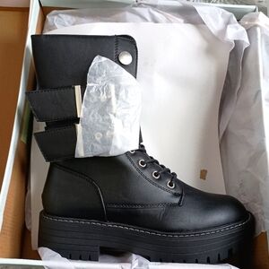 Platform Combat Boots